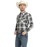 Camisa Vaquera Wrangler Hombre Regular Fit Manga Larga 788